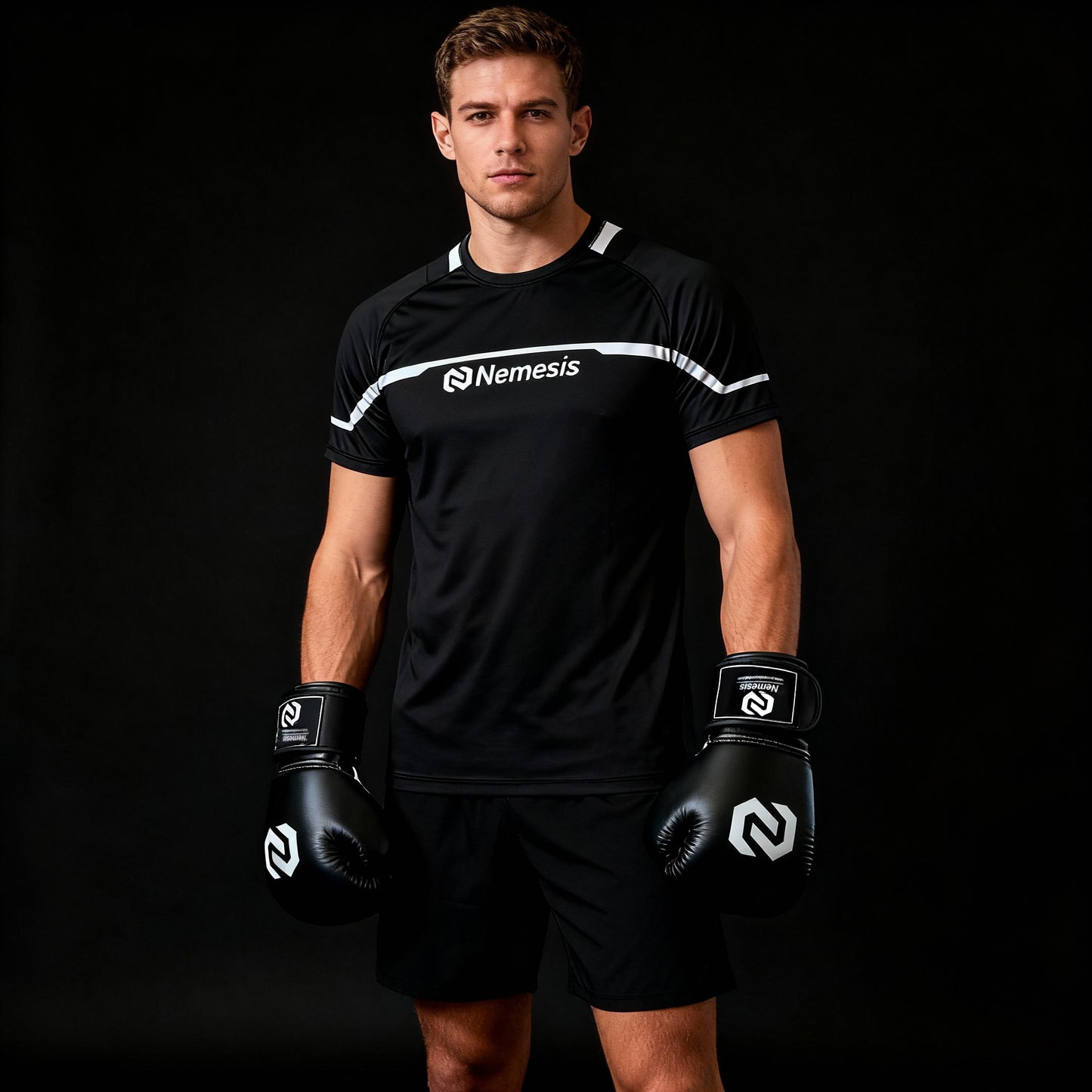 Boxing Gloves - Black/Silver