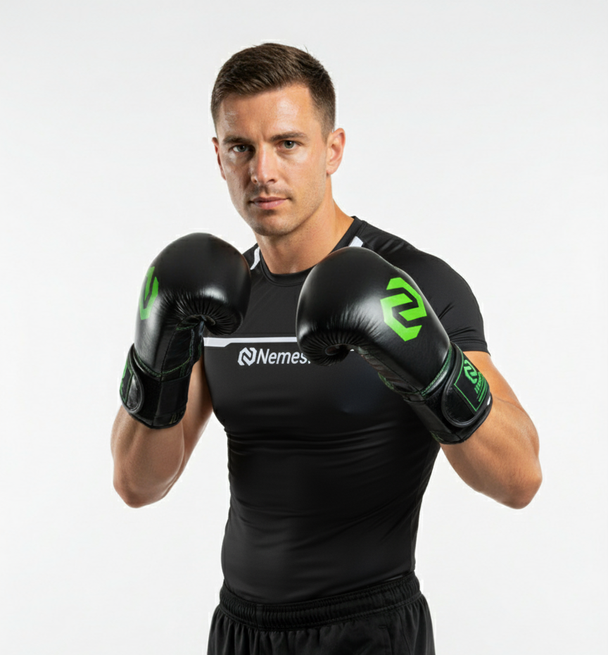 Boxing Gloves - Black/Green