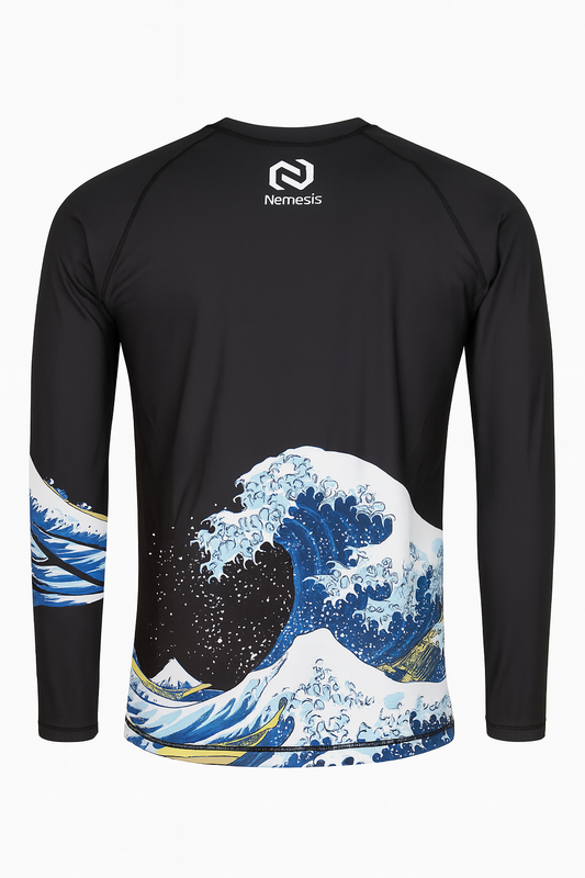 Great Wave Long Sleeved Rashguard