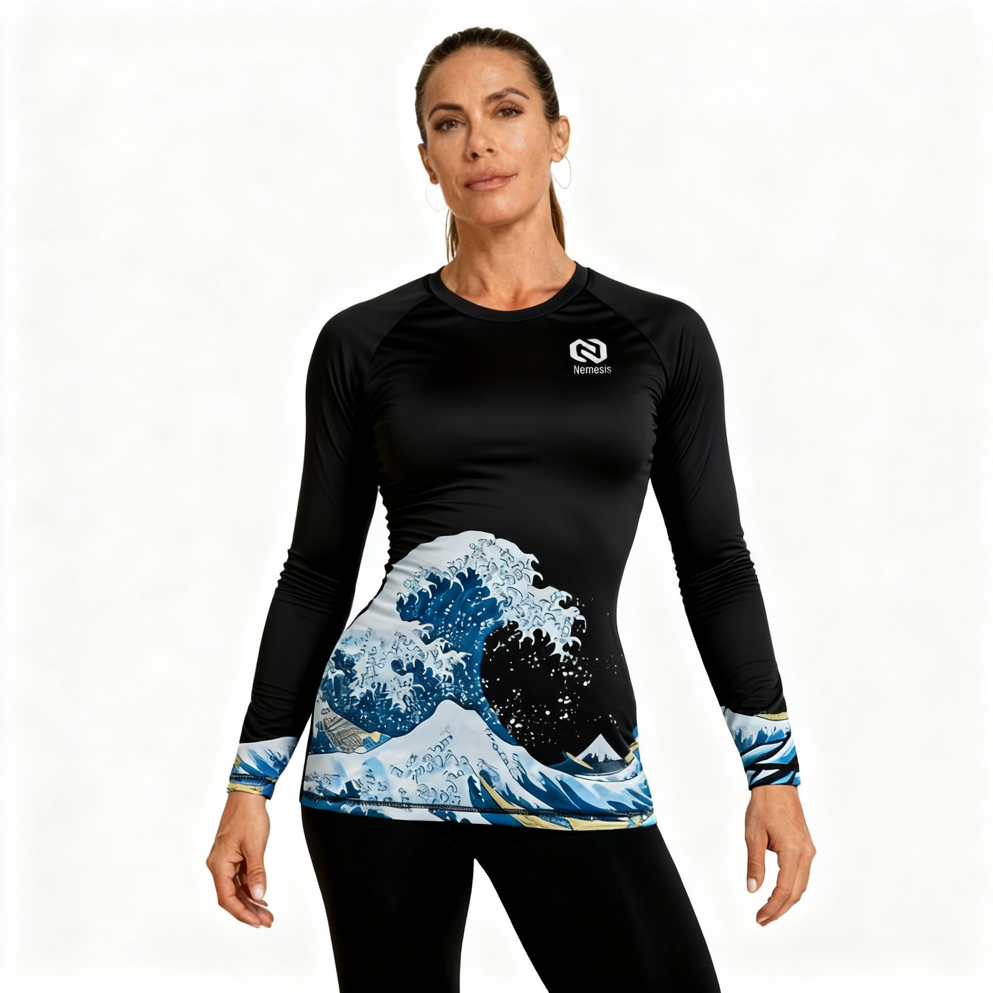 Great Wave Long Sleeved Rashguard