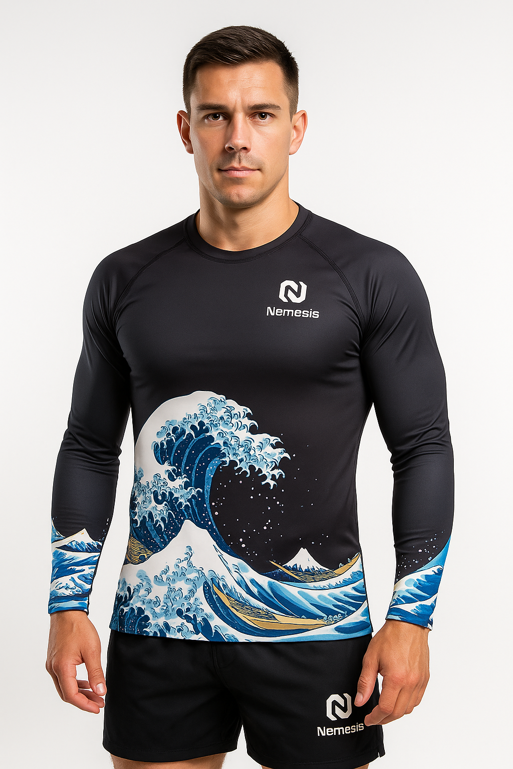 Great Wave Long Sleeved Rashguard